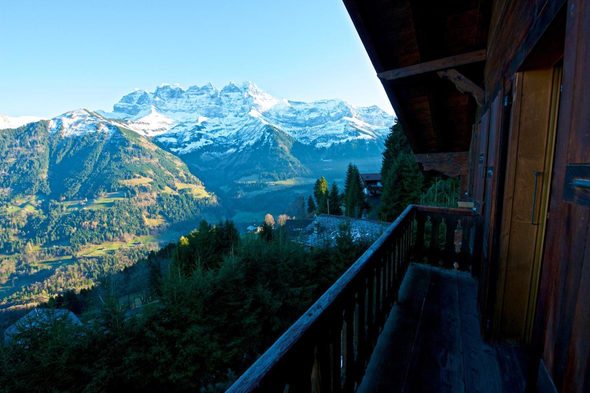 瓦尔·蒂利兹L'Observatoire Des Alpes, Les Crosets公寓 外观 照片